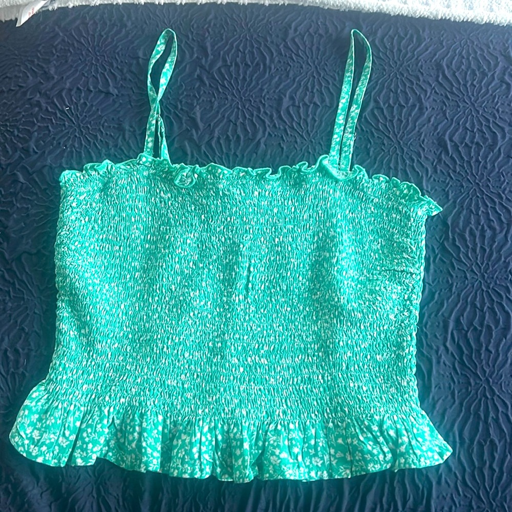 Teal Hollister Top